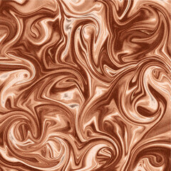 Artistic luxurious marble texture in brown with liquid chocolate effect. Vector illustration in the style of art fluid. Design for background, wallpaper, banner, brand.  