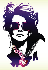 Fancy Woman Illustration