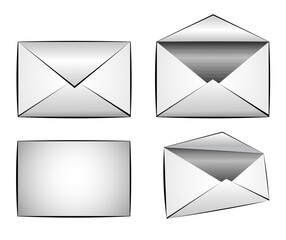 Set of Email Illustration Icons