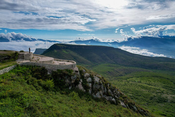 view from the top of the mountain