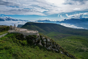 view from the top of the mountain