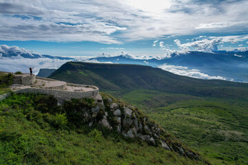 view from the top of the mountain