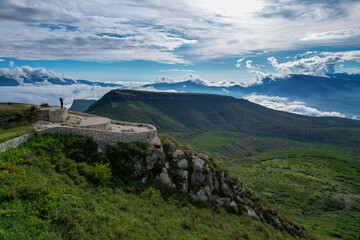view from the top of the mountain