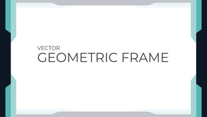 Vector geometric frame 1920x1080
