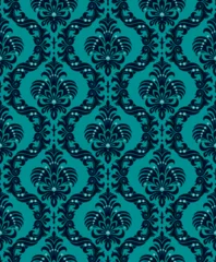 Foto op Plexiglas Seamless background from a floral ornament, Fashionable modern wallpaper or textile © Designpics