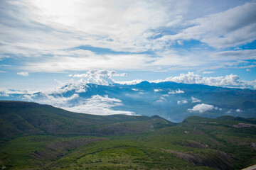 landscape with clouds