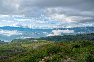Fototapeta premium landscape with clouds