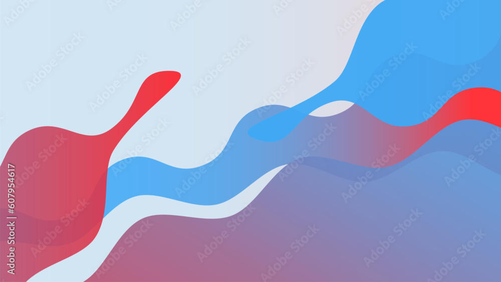 Poster dynamic fluid wave abstract background