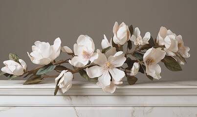  a bunch of flowers that are on top of a table.  generative ai