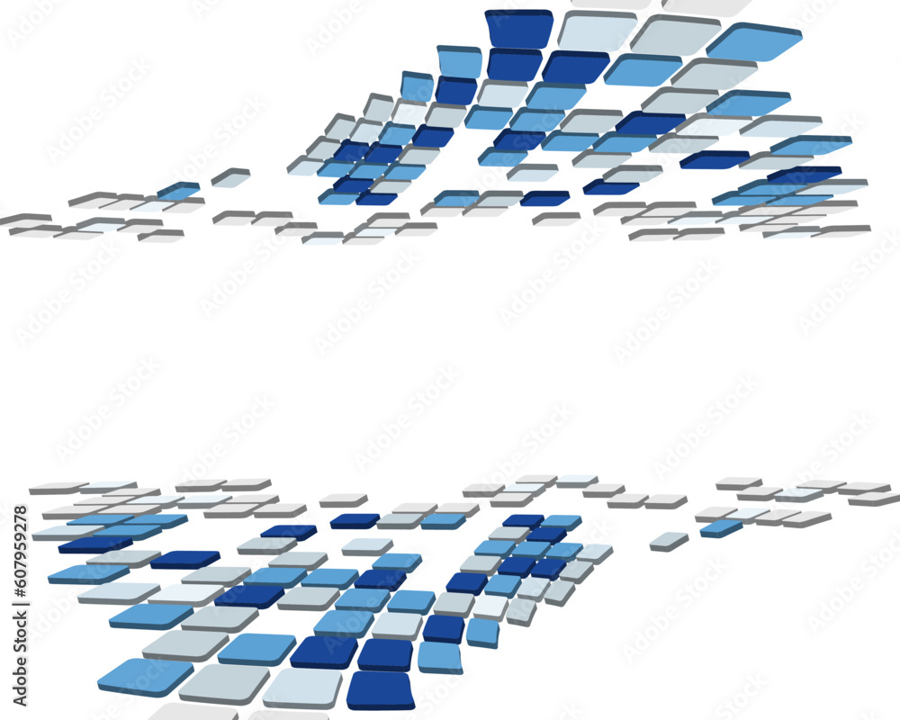 Poster abstract 3d checked business background for use in web design
