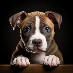 Adorable American Staffordshire Terrier Pup