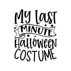 My Last Minute Halloween Costume