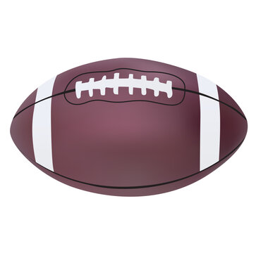 Vector illustration of American football ball