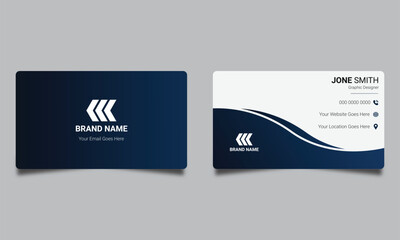 Business Card, Modern business card template, Flat design, Business Card Layout, Double sided business card template, Black business card, White business card design, professional business card