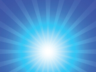 good base for happy and feel good background of blue sky sun and rays