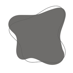 Grey dark abstract modern shape

