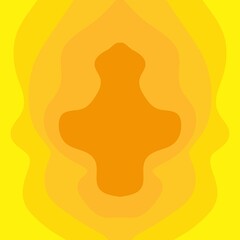 Abstract symmetrical yellow background