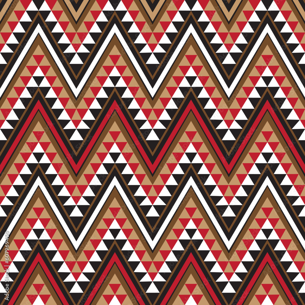 Poster an element of african pattern to cloning and putting together.
