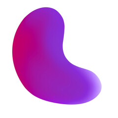 Purple abstract modern shape