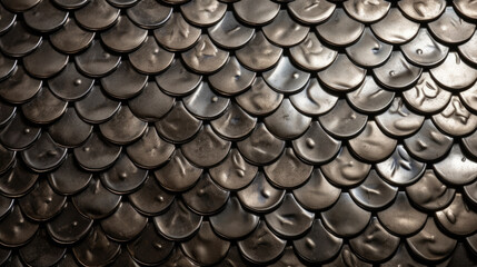 abstract background texture of the metal surface of the dragon skin, close up