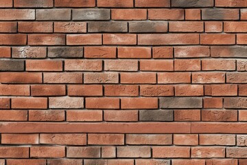 Fototapeta premium Brick texture, brick wall background, clay brick pattern, Generative AI
