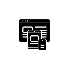 Fototapeta premium Design Resolution Responsive: Web Layouts for All Devices and Resolutions
