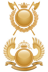 Coat of arms. Vector illustration.