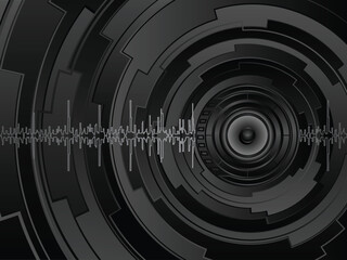 Abstract futuristic background. Vector illustration.
