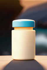 Medicine or Cosmetic Jar Mockup Template