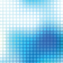Fototapeta na wymiar Abstract blue vector background with dots