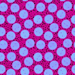 Cartoon kawaii seamless cookie pattern for wallpaper and fabrics and linens and kids clothes print and wrapping paper