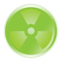 vector. radioactive sign symbol icon