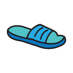 slippers icon vector design template
