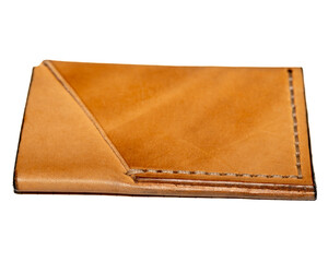 Beige Card sleeve leather credit card case purse wallet purse wallet