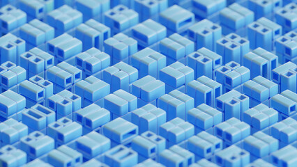 Fototapeta premium Cube Composition 3d Render Illustration Background 10