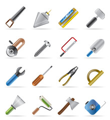 Building and Construction Tools icons - Vector Icon Set