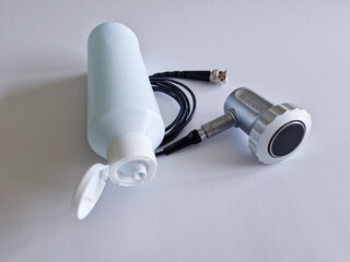 Ultrasonic transducer for non destructive analysis - obrazy, fototapety, plakaty