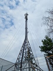 Multiple antennas on the 4G base station antenna tower