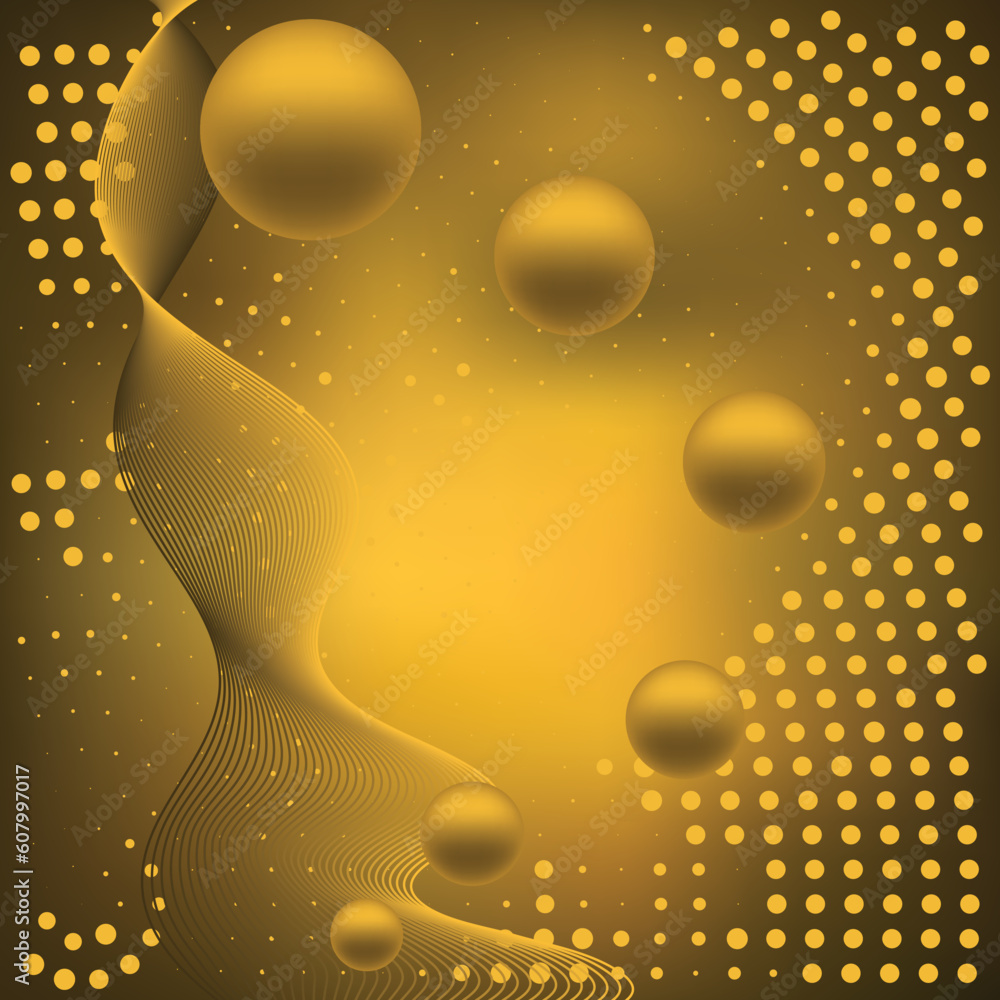Aufkleber abstract elegance background with balls. vector illustration. gradient mesh include.