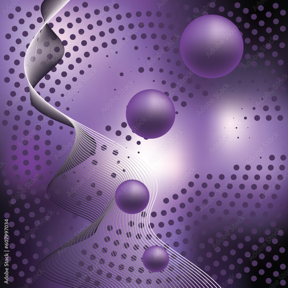 Poster abstract elegance background with balls. vector illustration. gradient mesh include.