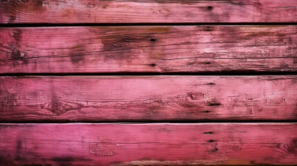 Pink wooden planks background. Backdrops of wooden planks. Created with Generative AI technology.