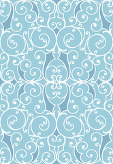 Seamless background from a floral ornament, Fashionable modern wallpaper or textile