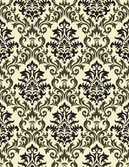 Seamless background from a floral ornament, Fashionable modern wallpaper or textile