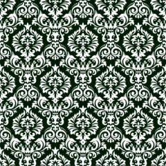 Deurstickers Seamless background from a floral ornament, Fashionable modern wallpaper or textile © Designpics