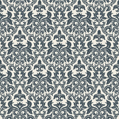 Seamless background from a floral ornament, Fashionable modern wallpaper or textile