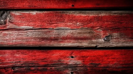 Red wooden planks background. Backdrops of wooden planks. Created with Generative AI technology.