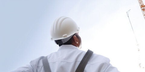 engineer worker with helmet 