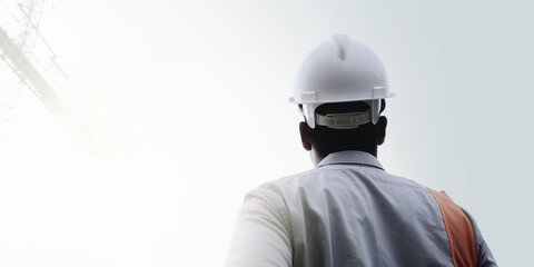 engineer worker with helmet 