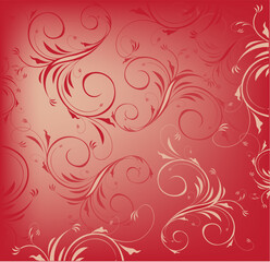 Floral background with pattern