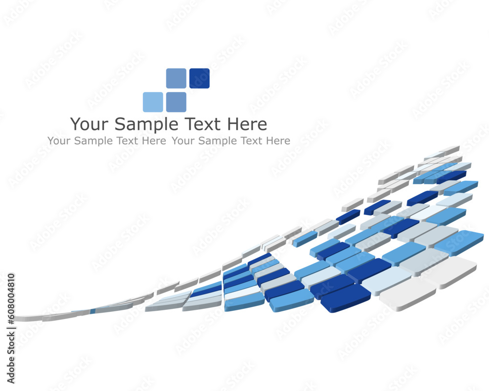 Poster abstract 3d checked business background for use in web design